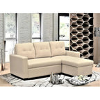 US Pride Furniture 79.92 Zoll wandelbares L-förmiges Schlafsofa Elegante Apartmentmöbel