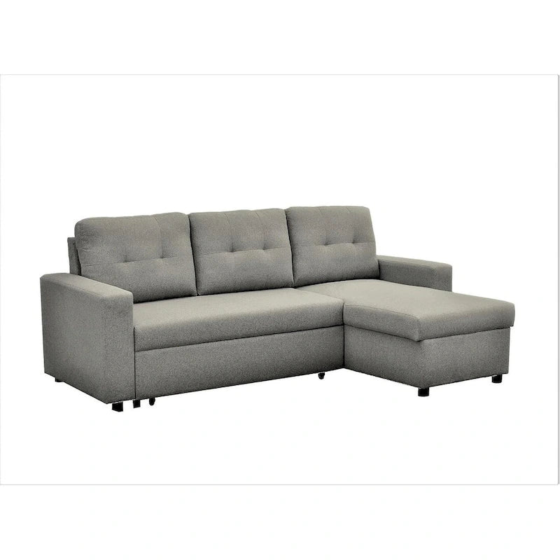 US Pride Furniture 79.92 Zoll wandelbares L-förmiges Schlafsofa Elegante Apartmentmöbel