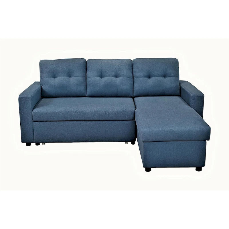 US Pride Furniture 79.92 Zoll wandelbares L-förmiges Schlafsofa Elegante Apartmentmöbel