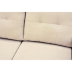 US Pride Furniture 79.92 Zoll wandelbares L-förmiges Schlafsofa Elegante Apartmentmöbel
