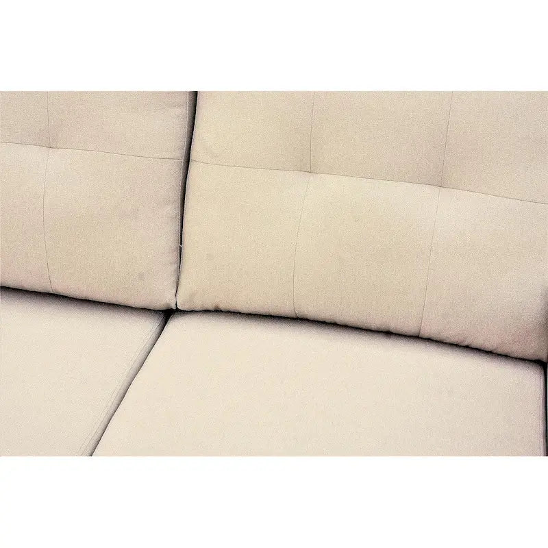 US Pride Furniture 79.92 Zoll wandelbares L-förmiges Schlafsofa Elegante Apartmentmöbel
