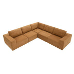 Modulares L-förmiges Ecksofa, Luxuriöses Boden-Couch-Set, Polstermöbel für den Innenbereich, Schaumstoffgefülltes Schlafsofa