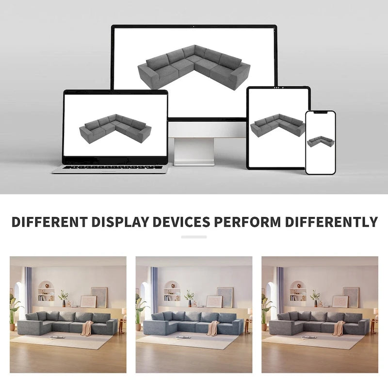Modulares L-förmiges Ecksofa, Luxuriöses Boden-Couch-Set, Polstermöbel für den Innenbereich, Schaumstoffgefülltes Schlafsofa
