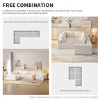 Modulares L-förmiges Ecksofa, Luxuriöses Boden-Couch-Set, Polstermöbel für den Innenbereich, Schaumstoffgefülltes Schlafsofa