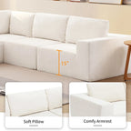 Modulares L-förmiges Ecksofa, Luxuriöses Boden-Couch-Set, Polstermöbel für den Innenbereich, Schaumstoffgefülltes Schlafsofa
