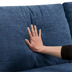 Modulares U-förmiges Sektionssofa, Luxuriöses Chenille-Bodencouch-Set