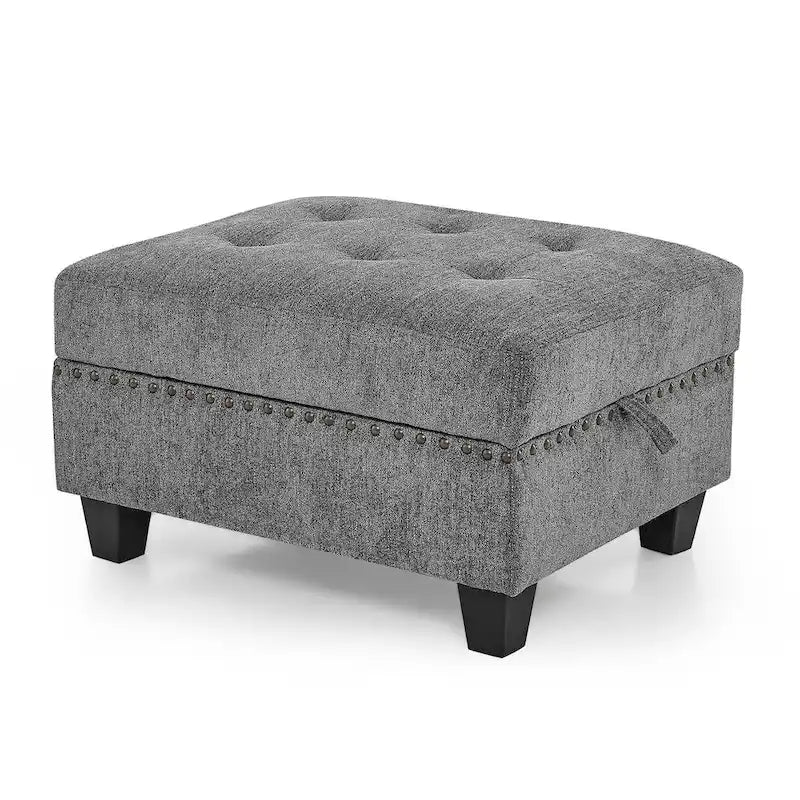 DIY Kombinierbares modulares Ecksofa, Grau