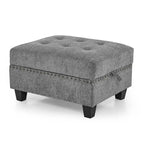 DIY Kombinierbares modulares Ecksofa, Grau
