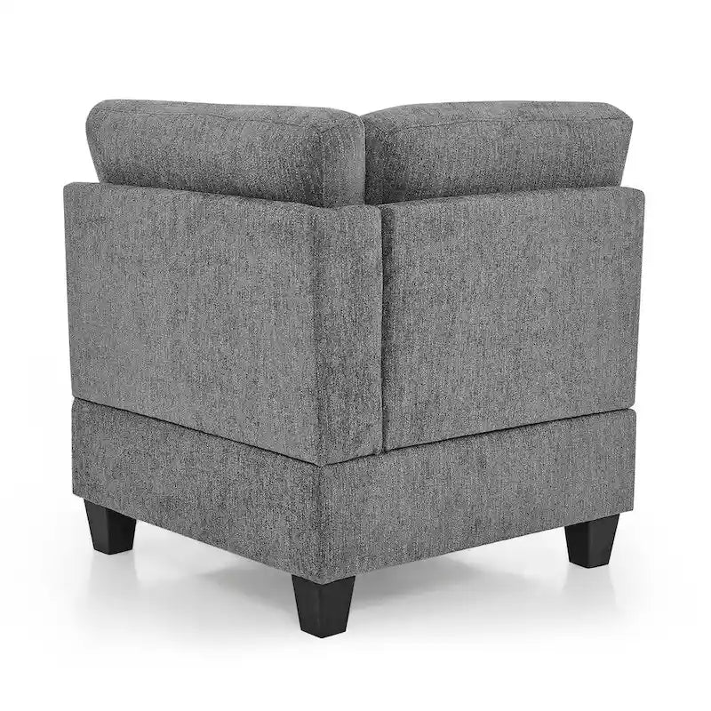 DIY Kombinierbares modulares Ecksofa, Grau