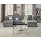 DIY Kombinierbares modulares Ecksofa, Grau