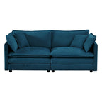2-teiliges Wohnzimmerset, 2-teiliges Polstersofa und Couch