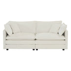 2-teiliges Wohnzimmerset, 2-teiliges Polstersofa und Couch