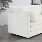 2-teiliges Wohnzimmerset, 2-teiliges Polstersofa und Couch