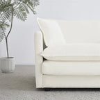 2-teiliges Wohnzimmerset, 2-teiliges Polstersofa und Couch