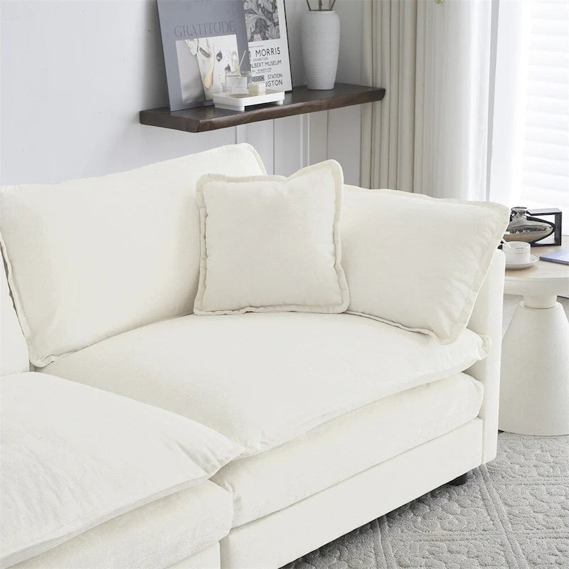 2-teiliges Wohnzimmerset, 2-teiliges Polstersofa und Couch
