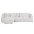 Bouclé-Sofa, Modulares Sektionssofa für Wohnzimmer und Apartments, Frei Kombinierbar