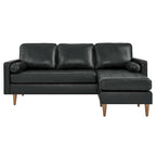 Valour 78 Leder-Ecksofa