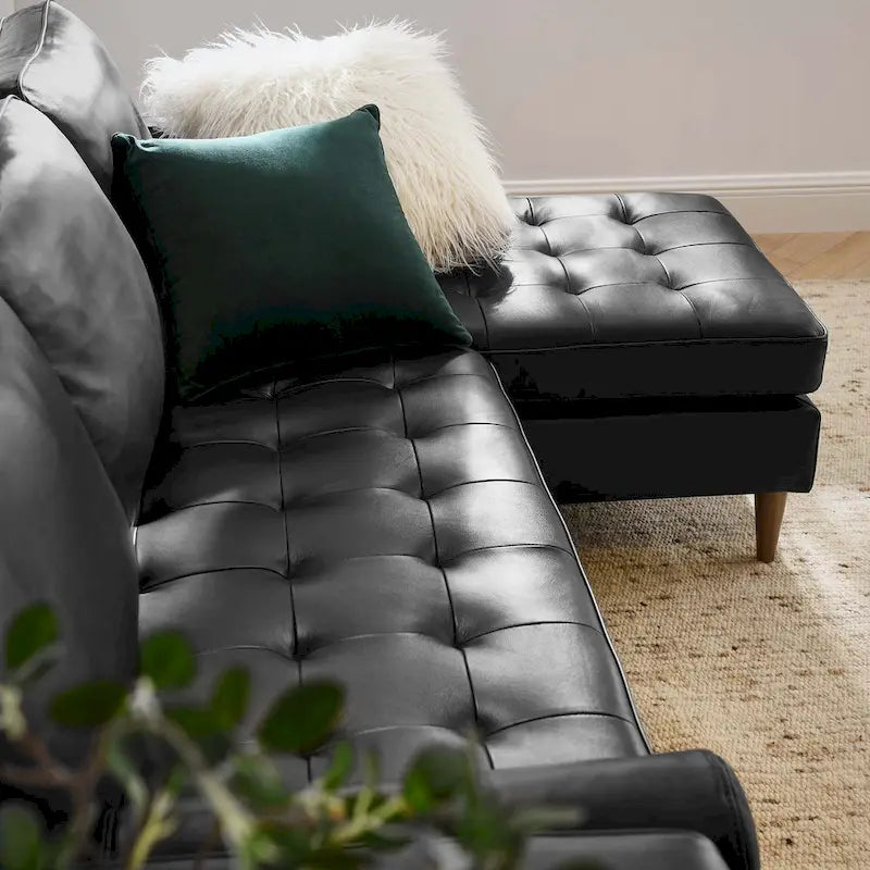 Valour 78 Leder-Ecksofa