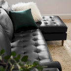 Valour 78 Leder-Ecksofa