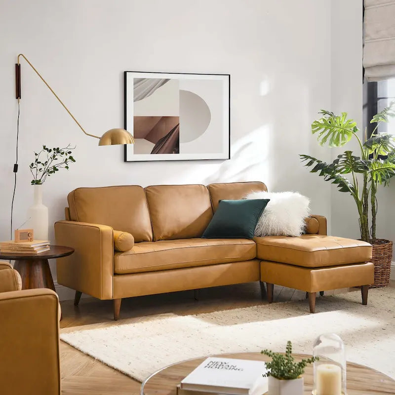Valour 78 Leder-Ecksofa