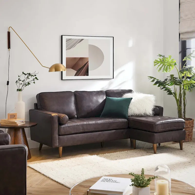 Valour 78 Leder-Ecksofa