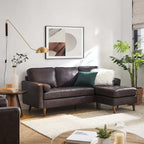 Valour 78 Leder-Ecksofa