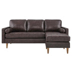 Valour 78 Leder-Ecksofa