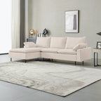 L-förmiges Polster-Ecksofa mit Chaiselongue
