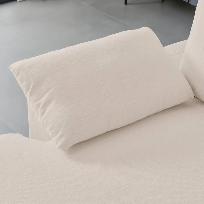 L-förmiges Polster-Ecksofa mit Chaiselongue