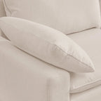 L-förmiges Polster-Ecksofa mit Chaiselongue