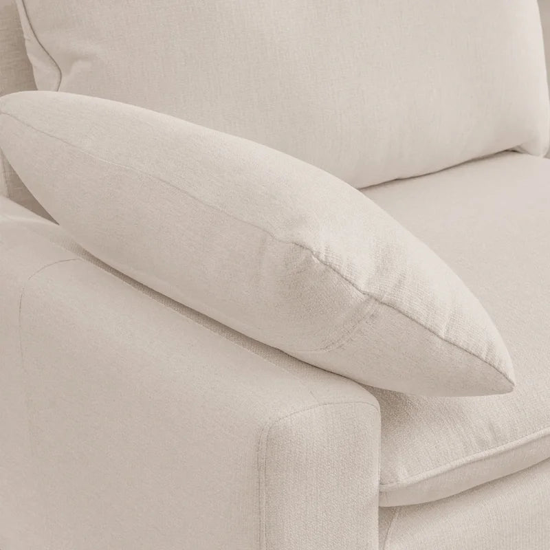 L-förmiges Polster-Ecksofa mit Chaiselongue
