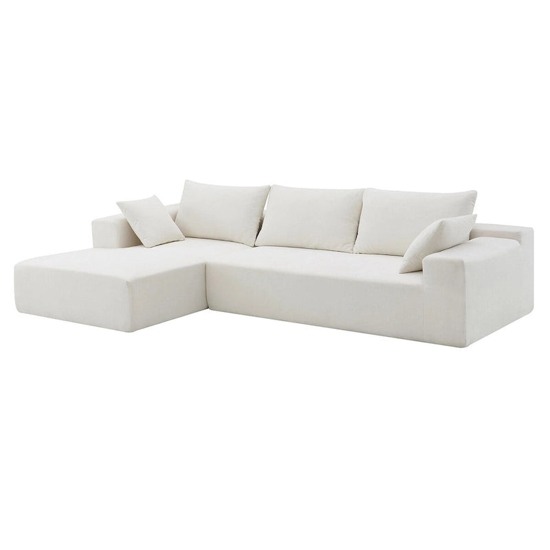 Merax Modulares Ecksofa-Set für Wohnzimmer, Schlafzimmer, Salon