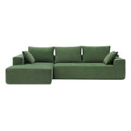 Merax Modulares Ecksofa-Set für Wohnzimmer, Schlafzimmer, Salon