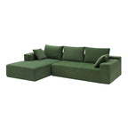 Merax Modulares Ecksofa-Set für Wohnzimmer, Schlafzimmer, Salon