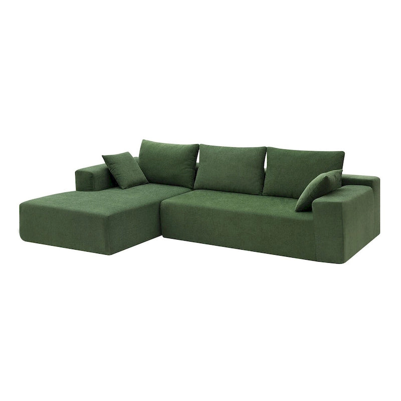 Merax Modulares Ecksofa-Set für Wohnzimmer, Schlafzimmer, Salon