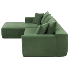 Merax Modulares Ecksofa-Set für Wohnzimmer, Schlafzimmer, Salon
