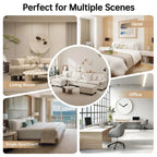 144 Modulares Kompressions-Sofa-Set, verwandelbares Sektionsschlafsofa mit 2 Ottomanen