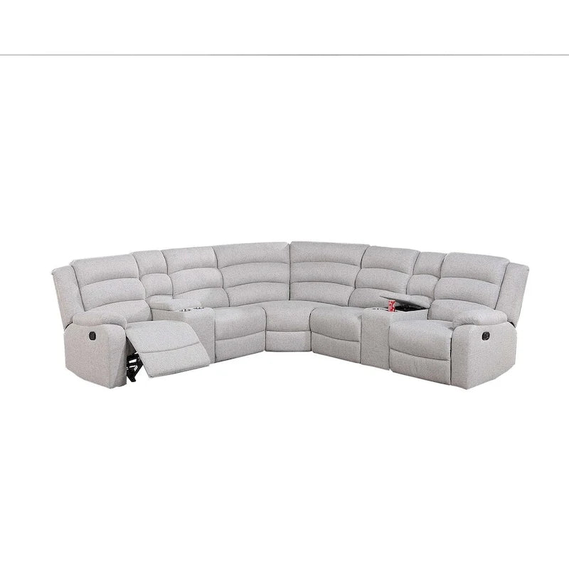 Poundex 3-teiliges Liegesofa-Set