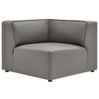 Mingle veganes Leder, 7-teiliges Ecksofa-Set