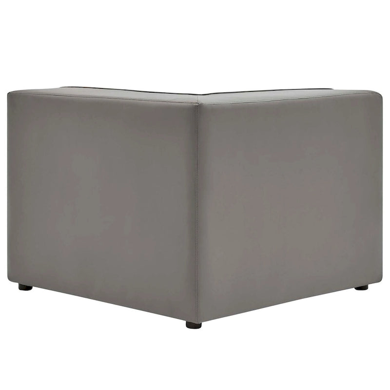 Mingle veganes Leder, 7-teiliges Ecksofa-Set