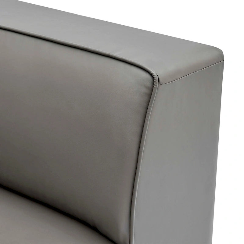 Mingle veganes Leder, 7-teiliges Ecksofa-Set