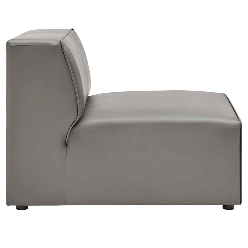 Mingle veganes Leder, 7-teiliges Ecksofa-Set