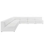 Mingle veganes Leder, 7-teiliges Ecksofa-Set
