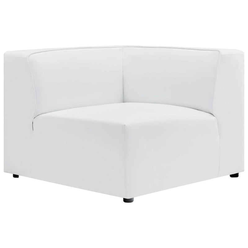 Mingle veganes Leder, 7-teiliges Ecksofa-Set