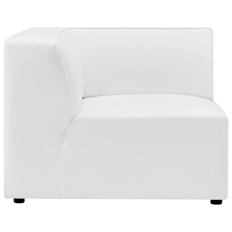 Mingle veganes Leder, 7-teiliges Ecksofa-Set