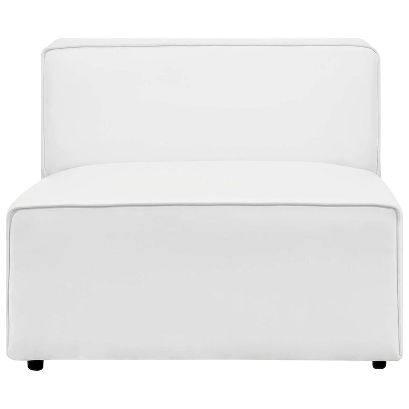 Mingle veganes Leder, 7-teiliges Ecksofa-Set