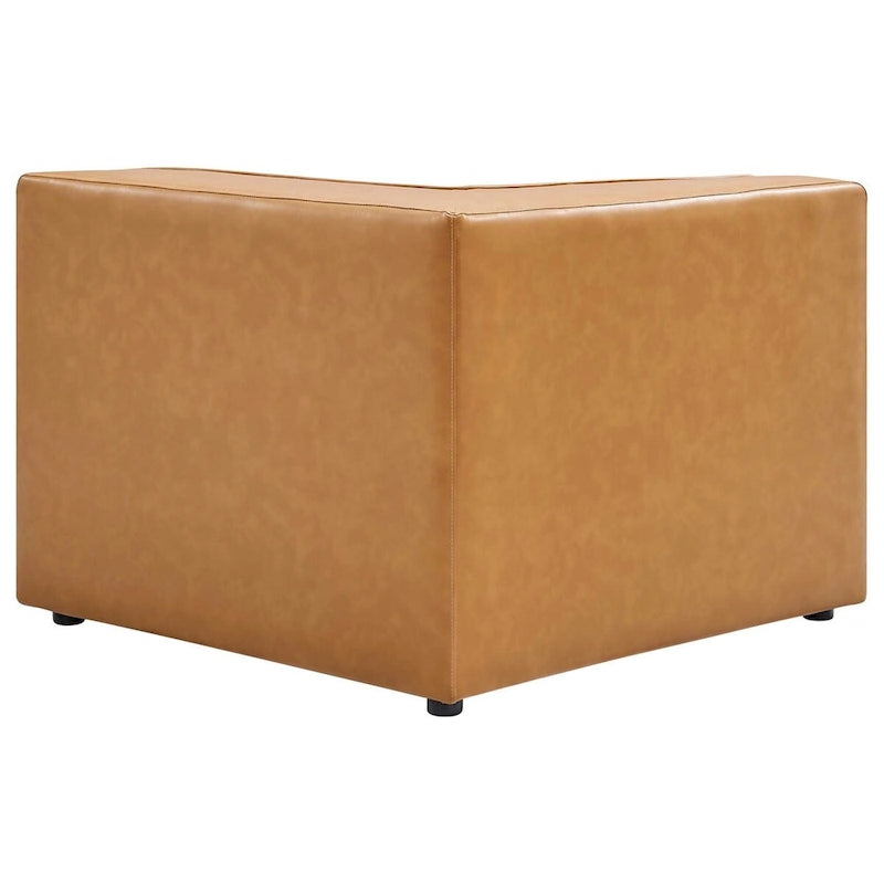 Mingle veganes Leder, 7-teiliges Ecksofa-Set
