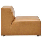 Mingle veganes Leder, 7-teiliges Ecksofa-Set
