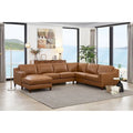 Hydeline Bella Ecksofa aus Narbenleder mit Chaiselongue, linksseitig