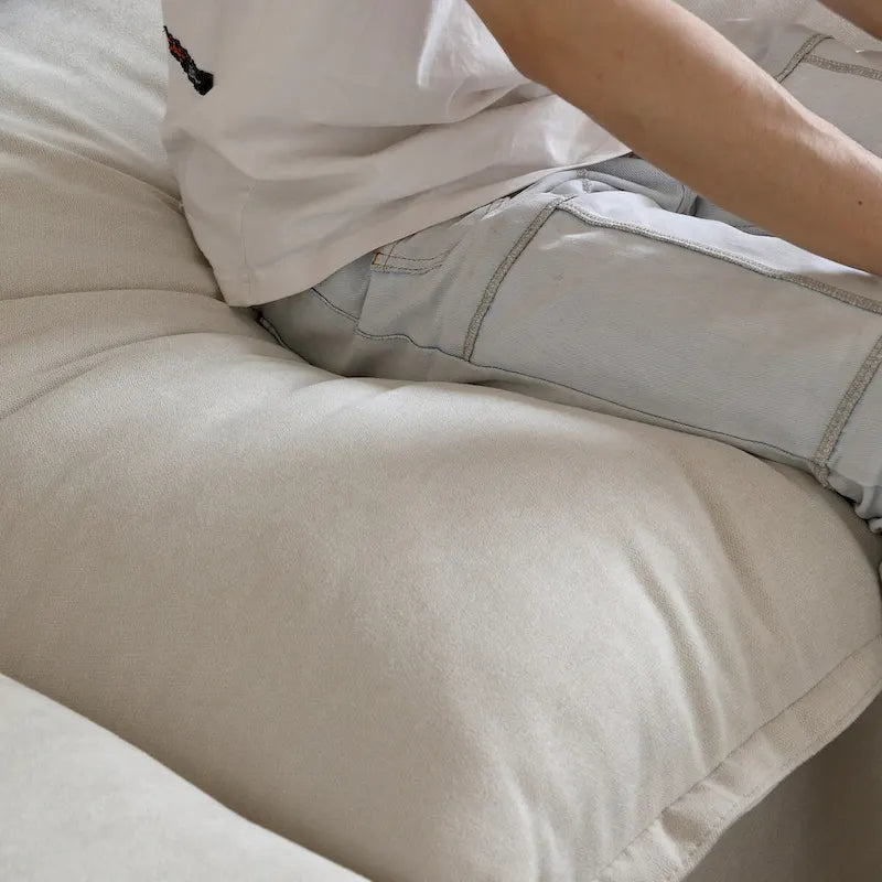 5-Sitzer modernes V-förmiges Ecksofa für das Wohnzimmer